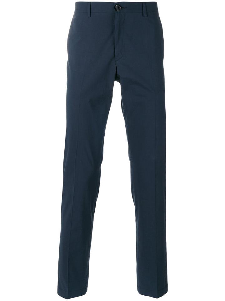 Ps By Paul Smith - Tailored Trousers - Men - Cotton - 36, Blue, Cotton