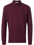Etro Long Sleeve Polo Shirt - Pink & Purple