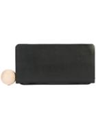 Building Block Ball Clutch Bag - Black