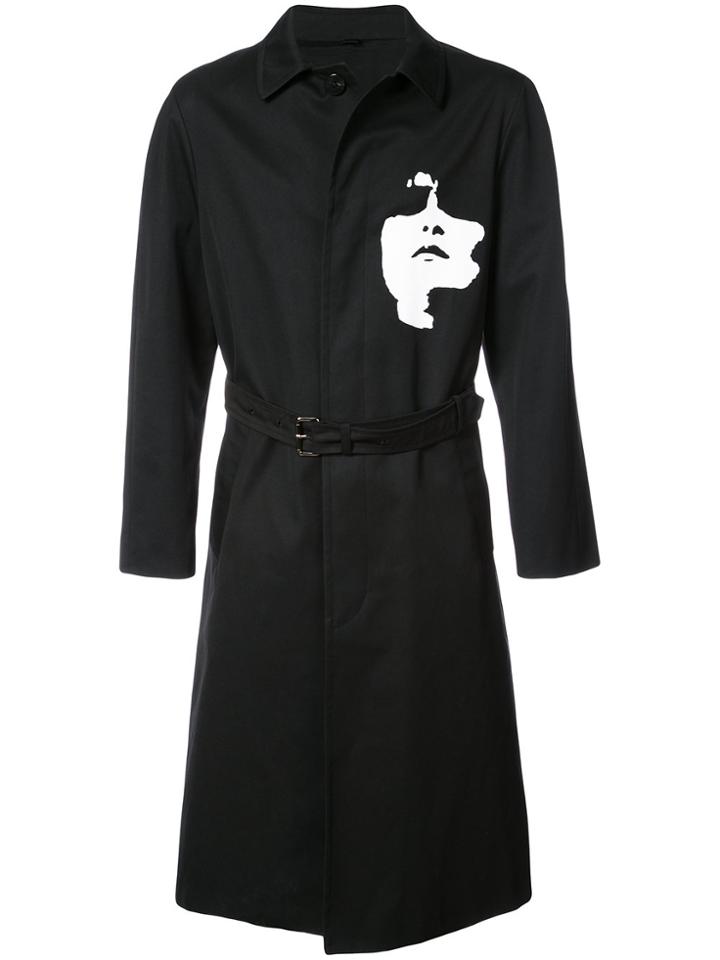Neil Barrett Siouxsie Belted Trench Coat - Black