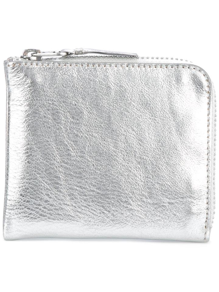 Comme Des Garçons Wallet Gold Line Wallet - Metallic