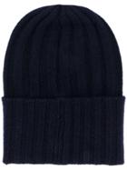 The Elder Statesman Bunny Echo Cashmere Beanie - Blue