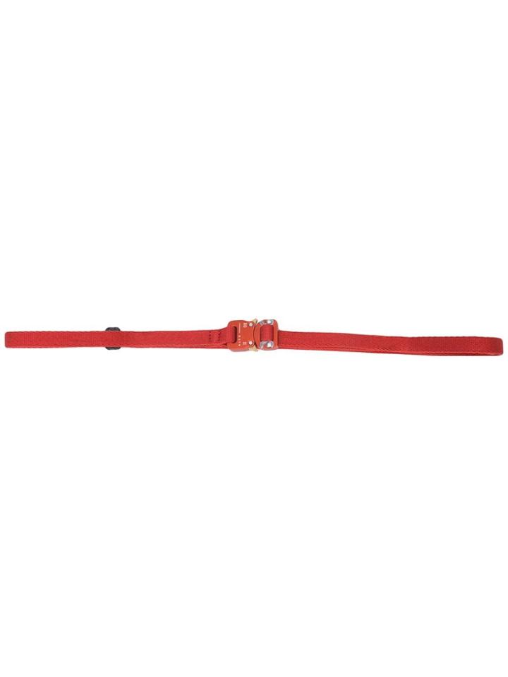 Alyx Alyx Aawbt0003b033 Red Viscose/calf Leather/metal