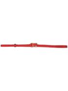 Alyx Alyx Aawbt0003b033 Red Viscose/calf Leather/metal