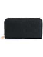 Alexander Mcqueen Zip Around Continental Wallet - Black