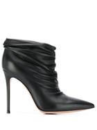 Gianvito Rossi Ruched Detail Pumps - Black