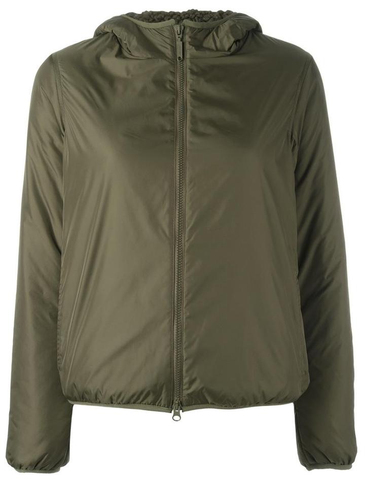Aspesi Hooded Jacket, Women's, Size: Small, Green, Polyamide/polyester/acrylic