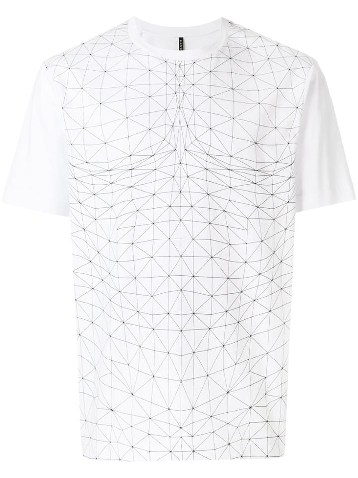 Blackbarrett Geometric Print T-shirt - White