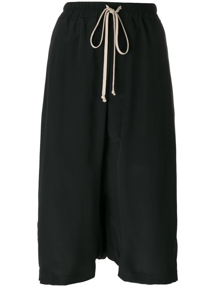 Rick Owens Pod Shorts, Women's, Size: 46, Black, Acetate/silk