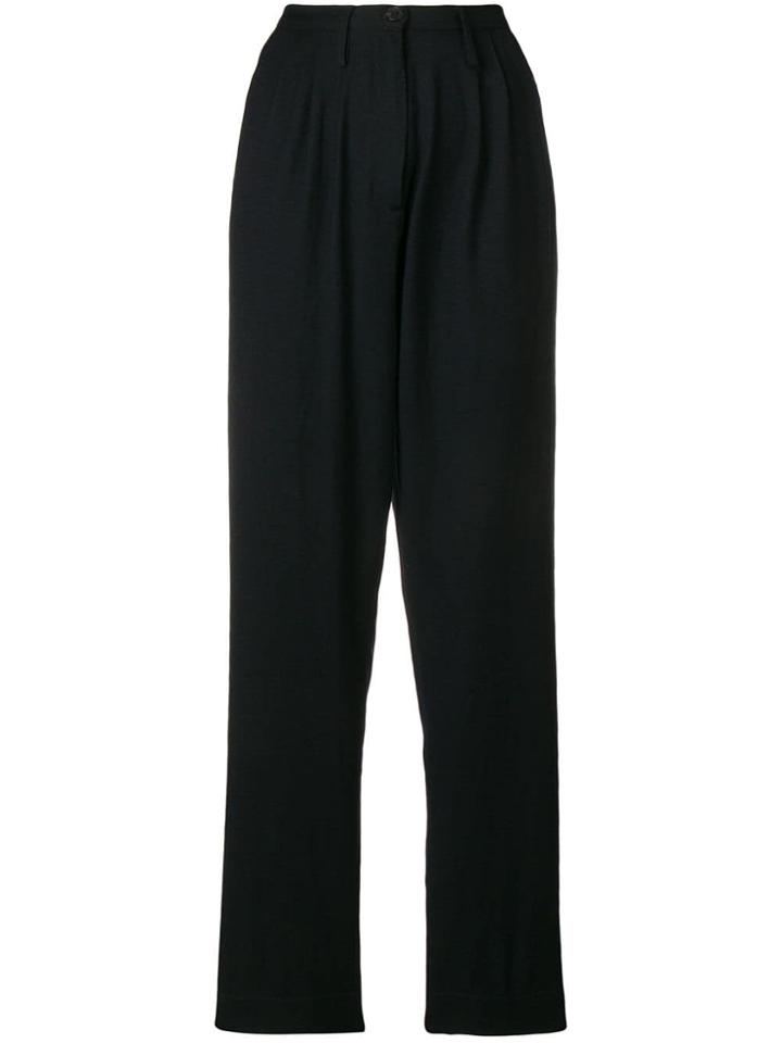 Forte Forte Straight-leg Trousers - Blue