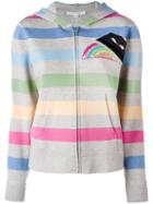 Marc Jacobs Striped Hooded Cardigan, Women's, Size: Small, Cotton/nylon/viscose/wool