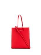 Medea Rectangular Shaped Tote - Red