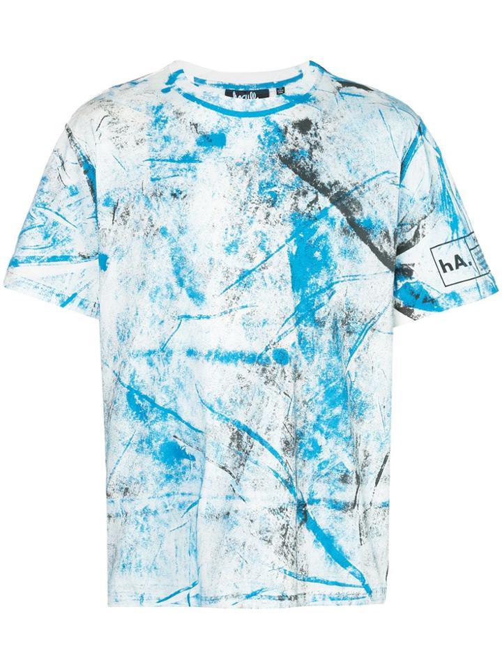 Haculla Hand Painted T-shirt - Blue