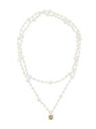 Edward Achour Paris Beaded Necklace - White