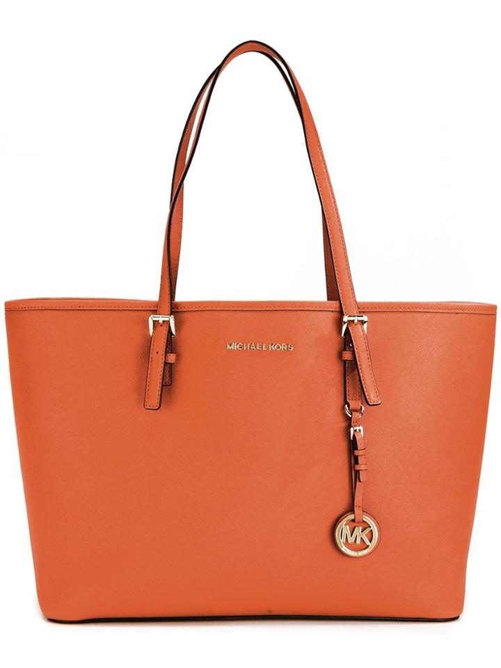 Michael Michael Kors Jet Set Travel Tote - Yellow & Orange