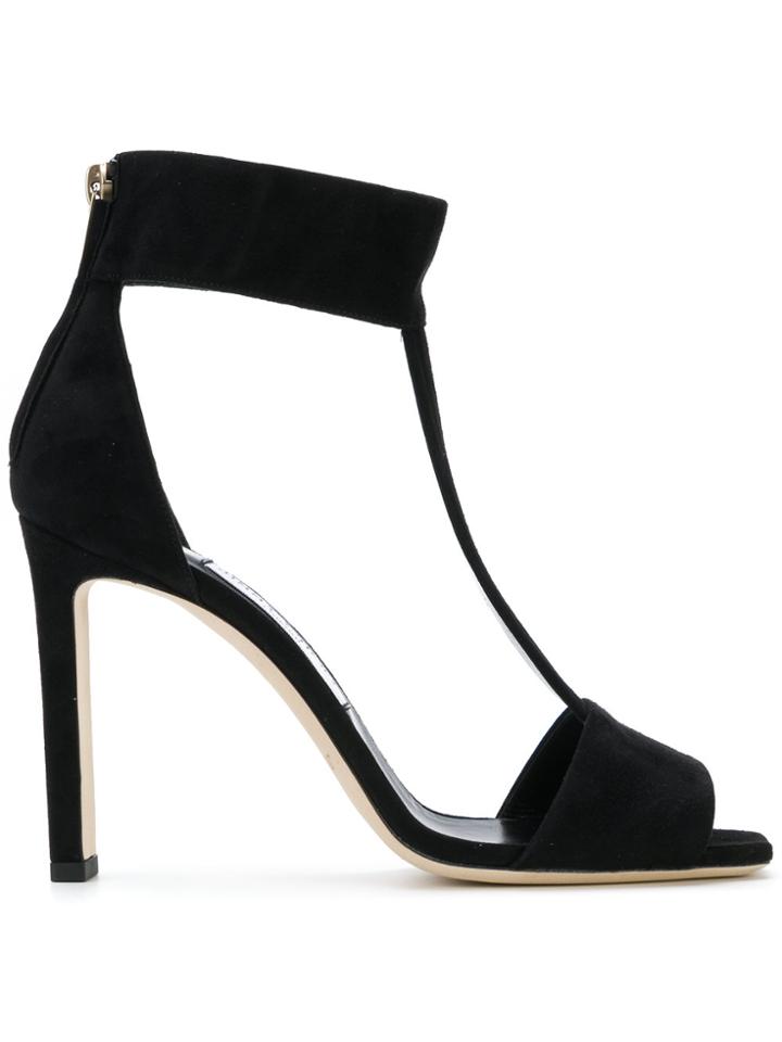 Jimmy Choo Bethel 100 Sandals - Black