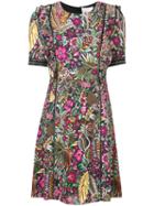 3.1 Phillip Lim - Piped Seam Dress - Women - Silk/spandex/elastane/viscose - 10, Black, Silk/spandex/elastane/viscose