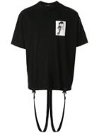Komakino Strap Detail T-shirt - Black