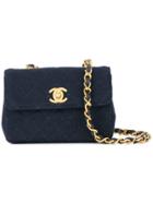 Chanel Vintage Chain Mini Shoulder Bag - Blue