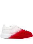 Alexander Mcqueen Oversized Paint Spray Sneakers - White