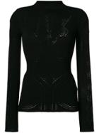 Roberto Cavalli Roll Neck Sweater - Black