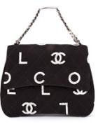 Chanel Vintage Logo Print Tote
