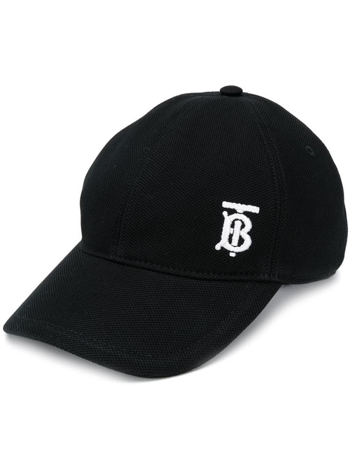 Burberry Monogram Baseball Cap - Black