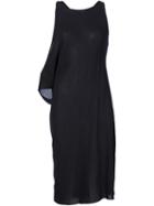 Ann Demeulemeester 'kennedy' Dress, Women's, Size: 42, Black, Viscose