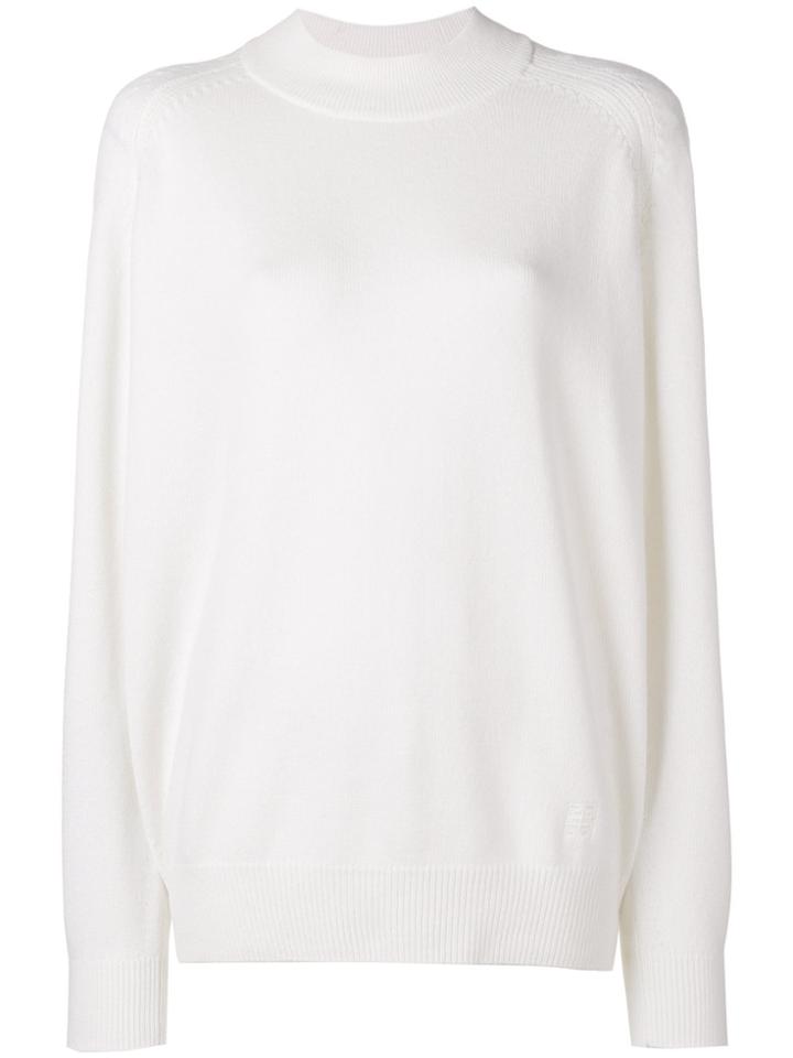 Givenchy Basic Round Neck Jumper - White