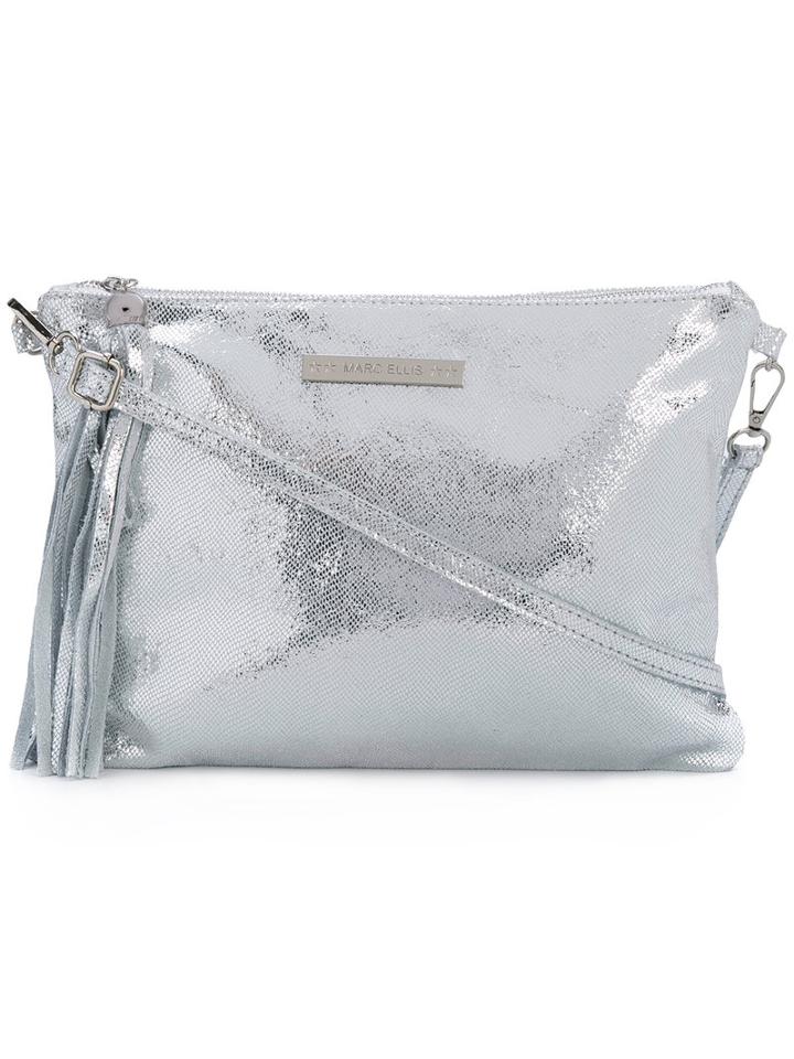Janette Argento Shoulder Bag - Women - Leather - One Size, Grey, Leather, Marc Ellis