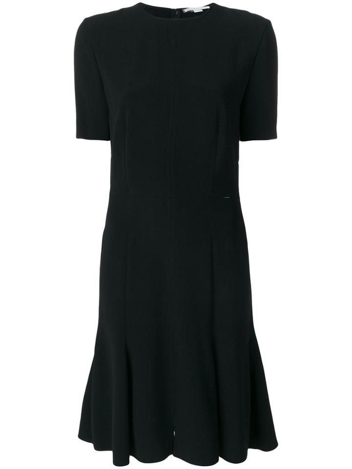 Stella Mccartney Godet Hem Dress - Black