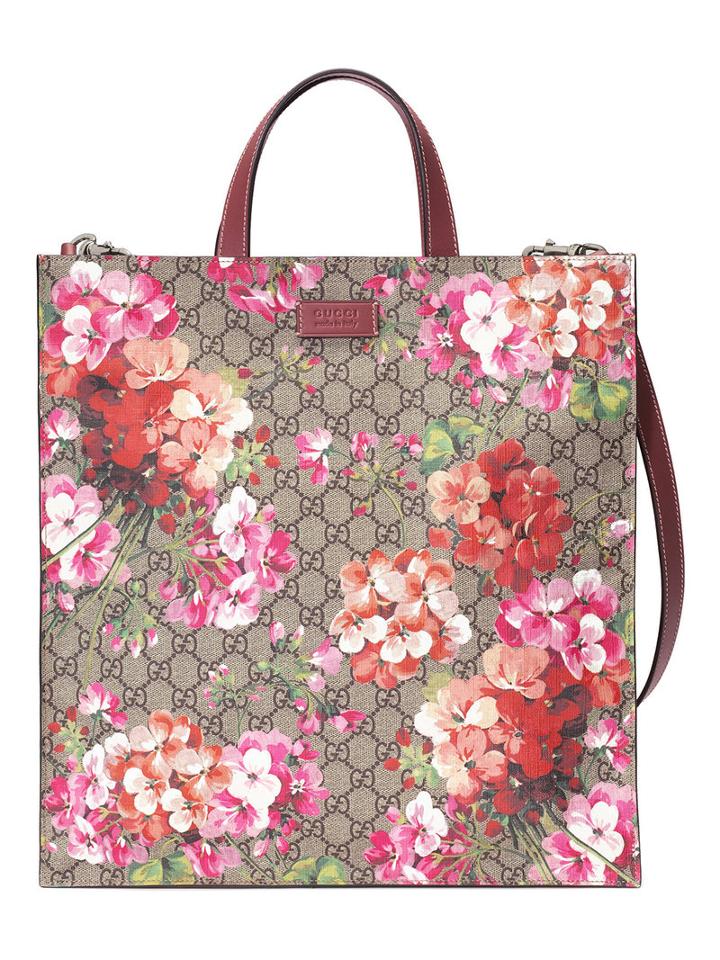 Gucci - Soft Gg Blooms Tote - Men - Leather/canvas/microfibre - One Size, Brown, Leather/canvas/microfibre