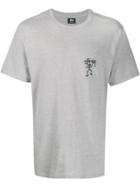 Stussy Warrior Print T-shirt - Grey