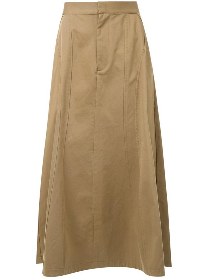 Bassike Drill Tailored Panelled Skirt