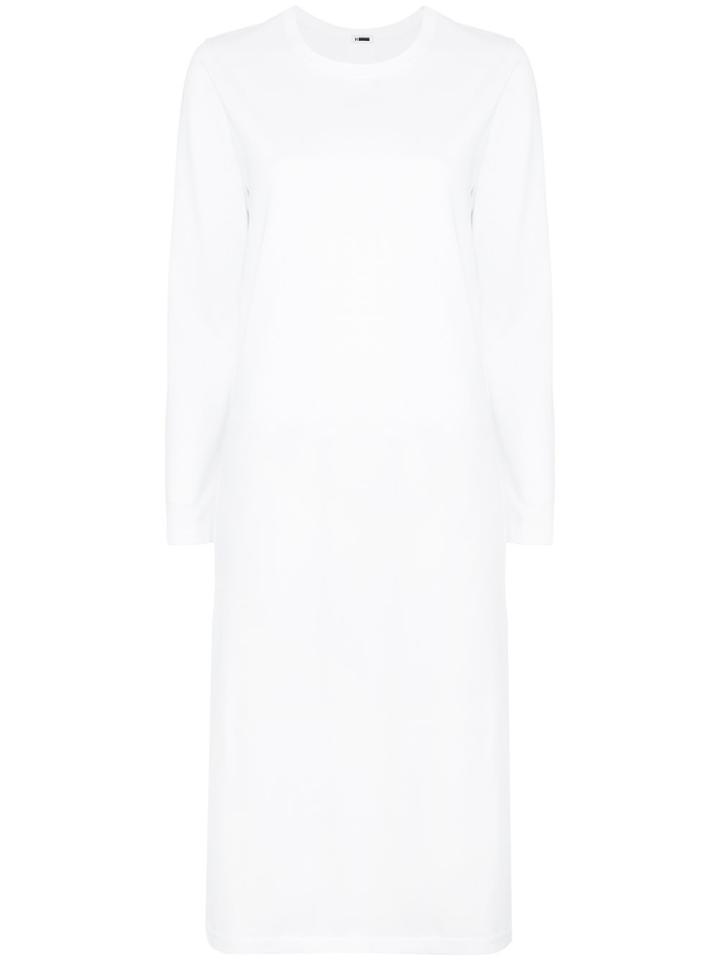 H Beauty & Youth Slit Back Midi Dress - White