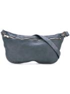 Guidi Zipped Crossbody Bag - Blue