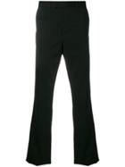 Raf Simons Subtle-flare Wool Trousers - Black