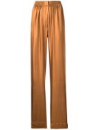 Cédric Charlier Pull-on Tapered Trousers - Brown