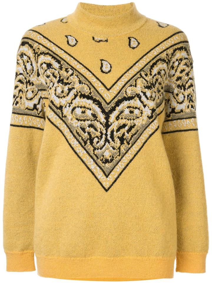 Coohem Bandana Jacquard Jumper - Yellow