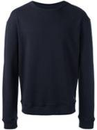 Mp Massimo Piombo Small Logo Sweatshirt, Men's, Size: Medium, Blue, Cotton