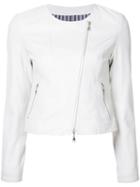 Loveless Zip Up Jacket, Women's, Size: 36, White, Lamb Skin