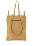 Mm6 Maison Margiela Inside Out Logo Shopping Bag - Neutrals