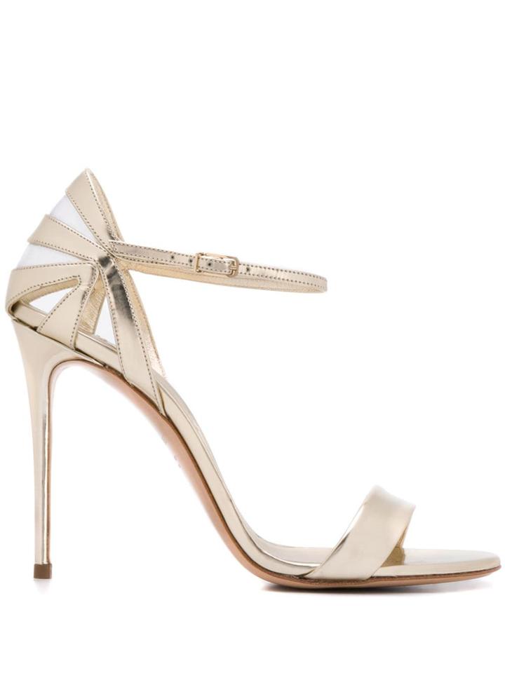 Casadei Stiletto Sandals - Gold