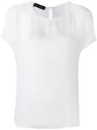 Emporio Armani Lightweight Silk Blouse - White
