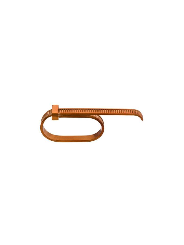 Ambush Cuff-detail Ring - Brown