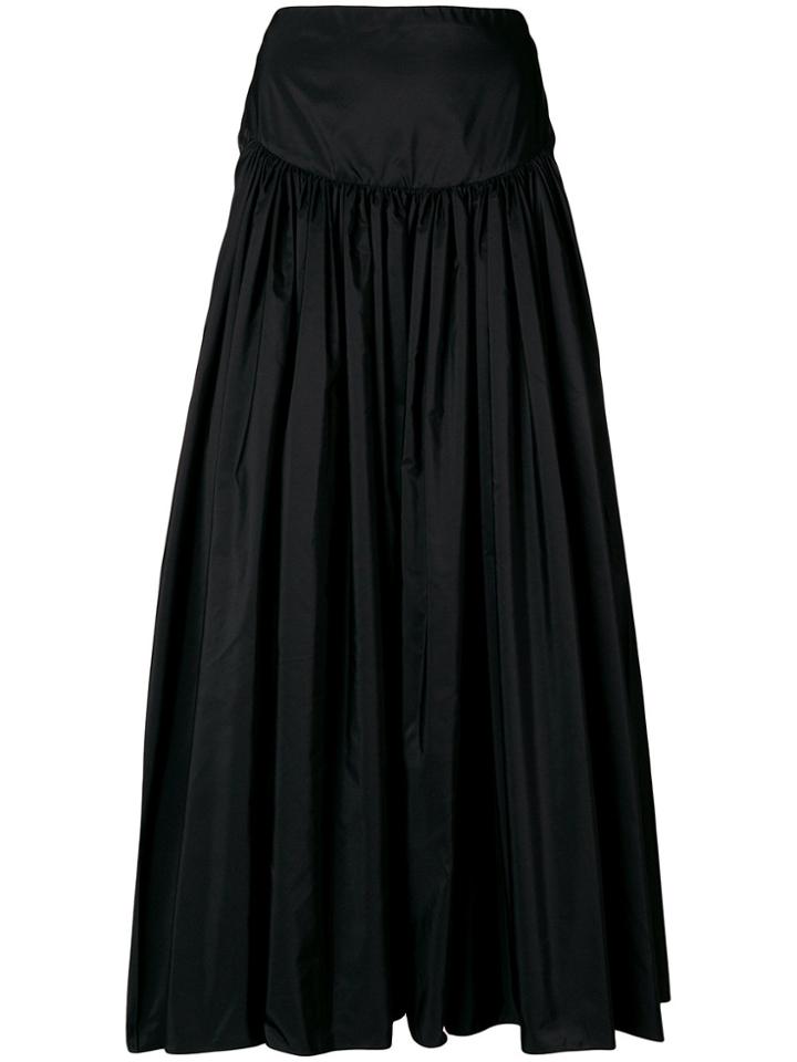 Stella Mccartney Flared Midi Skirt - Black