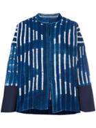 Forte Forte - Striped Denim Jacket - Women - Cotton - 3, Blue, Cotton