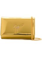 Giuseppe Zanotti Design Lory Clutch Bag - Gold