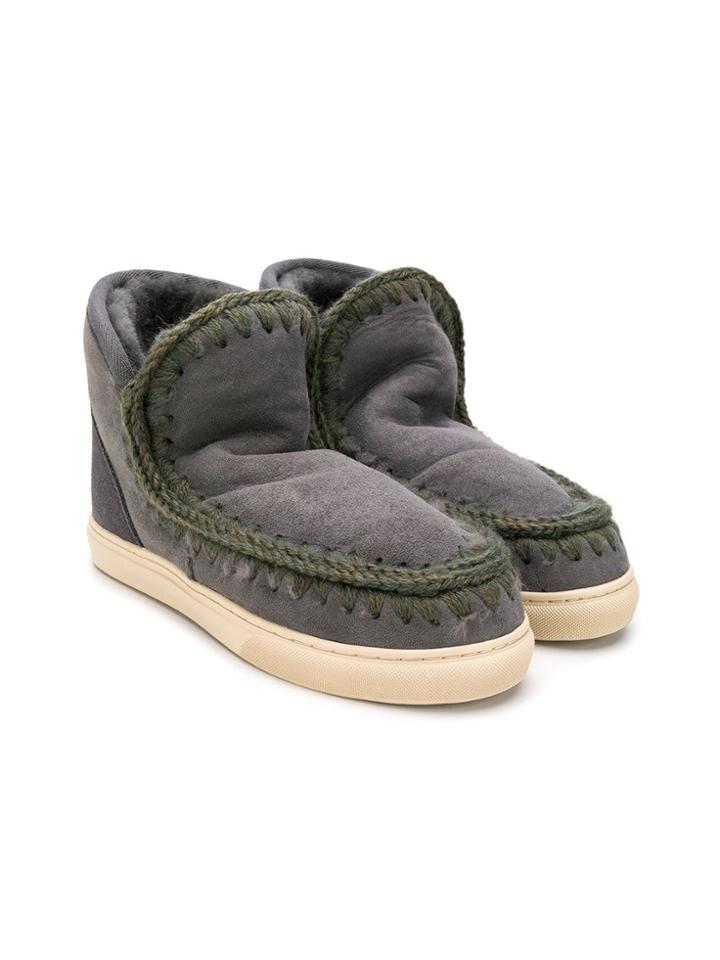 Mou Kids Mou Kids Eskisneaker Irob Cotton - Grey