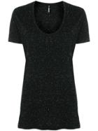 Woolrich Tweed Jersey T-shirt - Black
